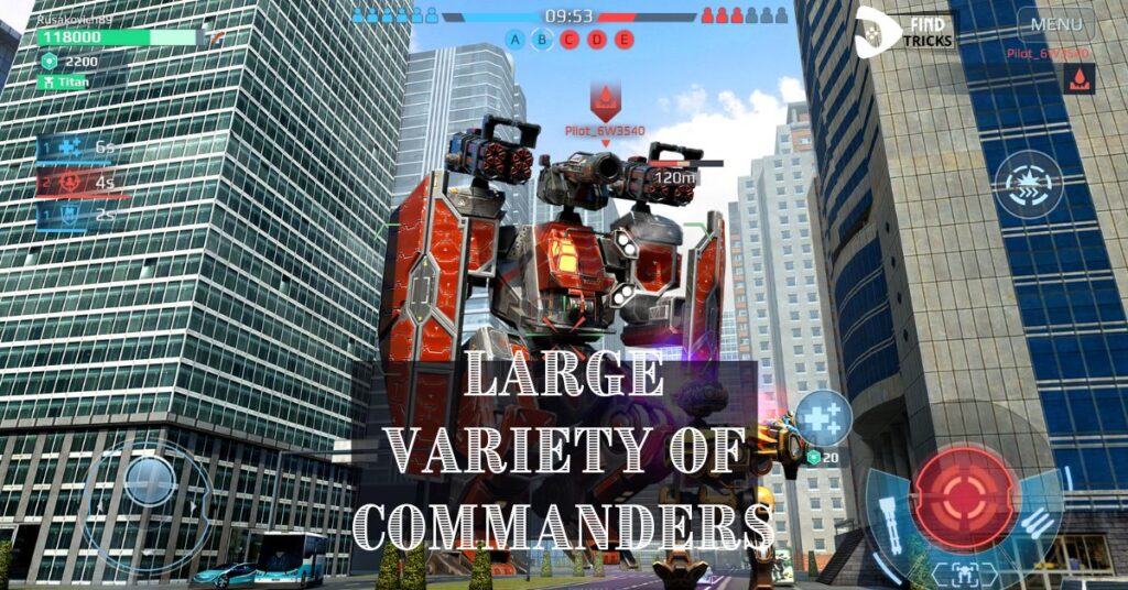 LARGE VARIETY OF COMMANDERS