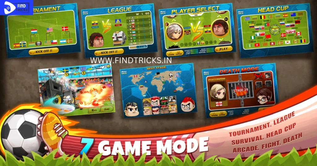 DIFFERENT GAMEPLAY MODES