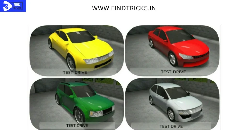 SELECTION OF DIFFERENT CARS